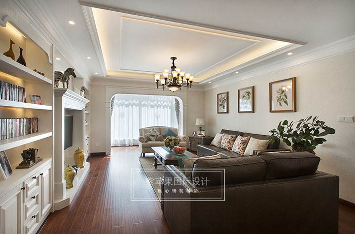 簡美客廳裝修實(shí)景