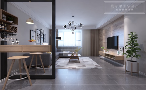 無(wú)錫紫蘋果裝飾 竹木纖維集成墻面