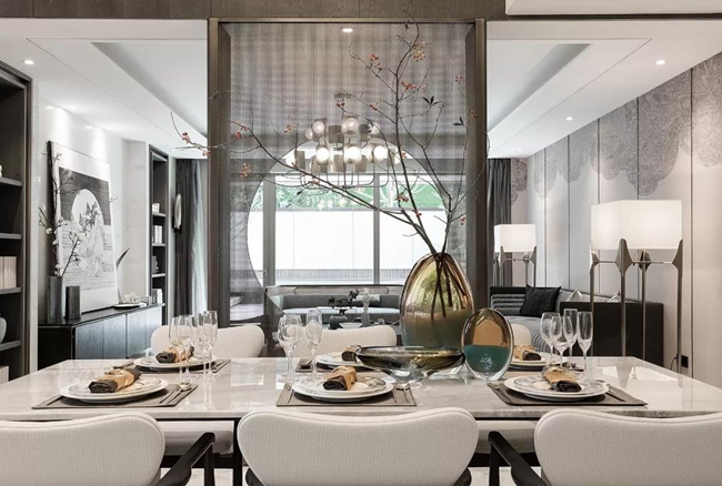 無錫紫蘋果裝飾 大平層