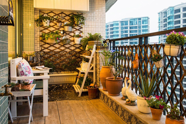 陽臺變大花園 陽臺變大花園